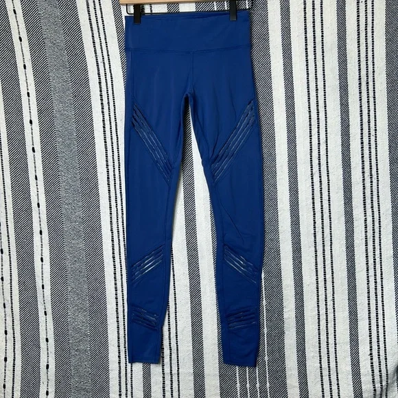 ALO Yoga Moto Mesh Leggings - Picture 2 of 4